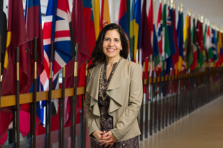 Silvia Torres Bowman, director of the International Trade Center at SIUE.