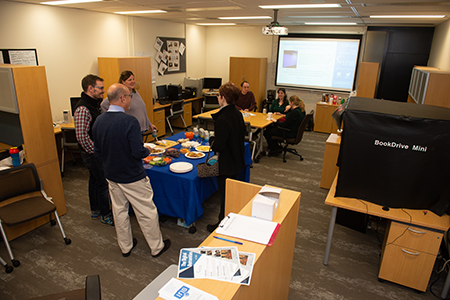 The SIUE IRIS Center’s recent open house demonstrated the size and equipment layout of its new, expanded space.