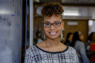 SIUE Alumna Catherine Ross-Cook earned a 2019 Golden Apple Award for Excellence in Teaching. Photo courtesy: Golden Apple