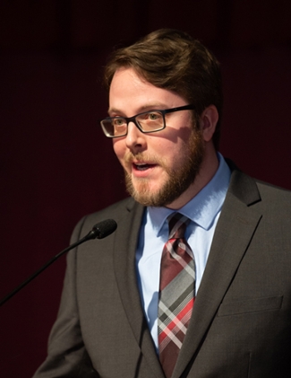 Senior Alex Dinan, of Kirkwood, Mo., extended a message of hope during his Honors Day speech.