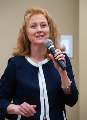 St. Louis Regional Freightways Executive Director Mary Lamie provides the opening keynote.