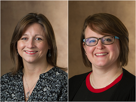 (L-R) Illinois Gateways to Opportunity Faculty Fellows and SIUE early childhood education faculty members Stacie Kirk, PhD, and Anni Reinking, EdD.