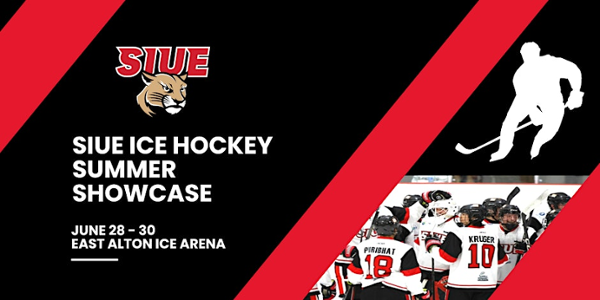 Flyer for SIUE Ice Hockey Summer Showcase